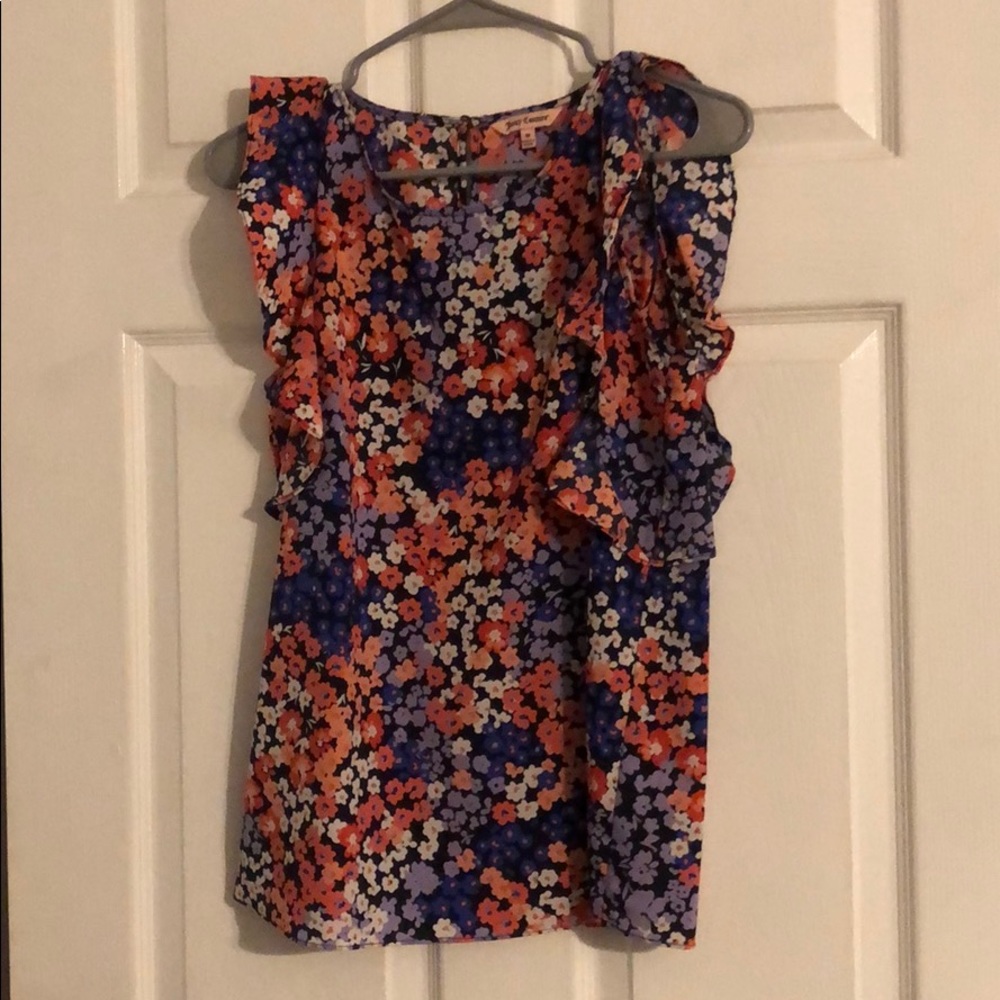 Juicy Couture ruffle tank